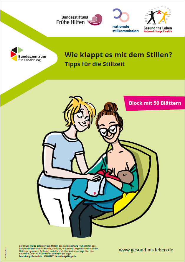Abbildung - Abreißblock: Wie klappt es mit dem Stillen? Tipps für die Stillzeit