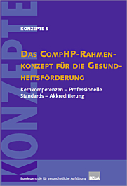 Fachheft Konzepte, Band 5: Das CompHP-Rahmenkonzept für die Gesundheitsförderung Fachheft Konzepte, Band 5: Das CompHP-Rahmenkonzept für die Gesundheitsförderung