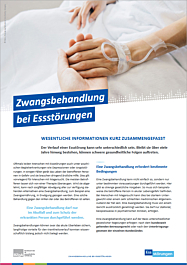 PDF Themenblatt: Zwangsbehandlung bei Essstörungen PDF Themenblatt: Zwangsbehandlung bei Essstörungen
