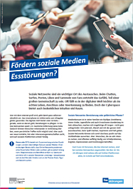 Fördern soziale Medien Essstörungen? Fördern soziale Medien Essstörungen?