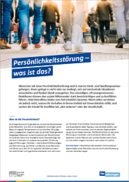 Persönlichkeitsstörung - was ist das? Persönlichkeitsstörung - was ist das?